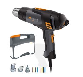 Steinel - HM 2120 E Set met 3 Mondstukken - Heteluchtpistool Steinel - Geschikt voor krimpkous