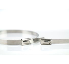 Ty-Met® - RVS kabelbinders - Ball-Lock sluiting - AISI 316L - Ongecoat - 125x4,6xmm - 100 stuks