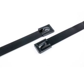 Ty-Met® - RVS kabelbinders - Ball-Lock sluiting - Heavy duty - Gecoat