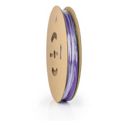 Een rol paarse dunwandige krimpkous, H-2(3X), 150 meter, van het merk Hongshang.