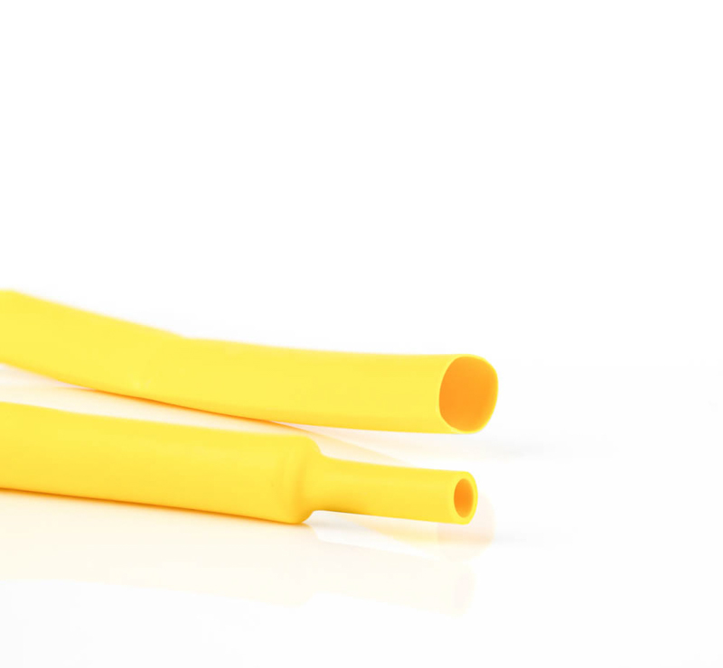 2 m Accu-krimpkous, pvc, van 20 mm tot 200 mm, platte maat, kleur naar keuze, kleur: transparant, maat: 100 mm