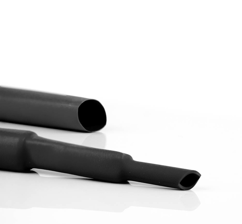 Krimpkous met Lijm 9-3 mm Zwart krimpverhouding 3:1 - 10 cm
