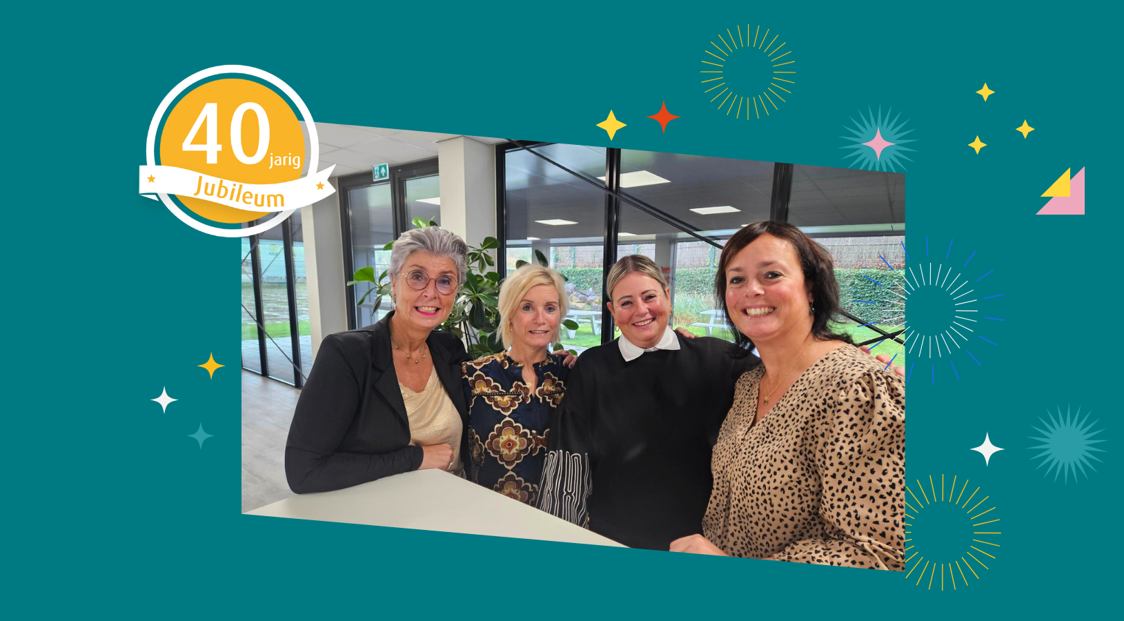 Opgeteld maar liefst 125 jaar bij WKK – Hoe kijken deze 4 collega's naar het 40-jarig bestaan van WKK?